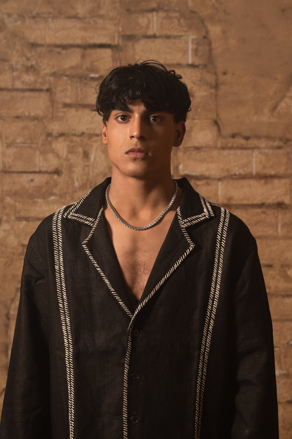 SS26 - Black Leather Ball - Full Sleeves