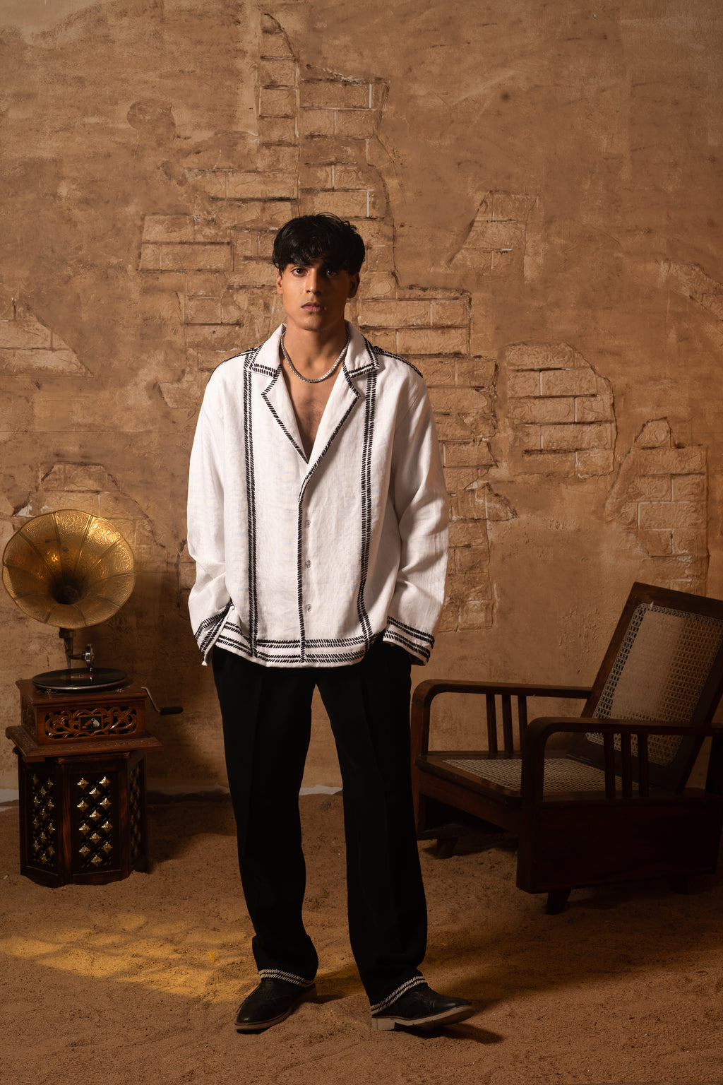 SS26 - Black Leather Ball - Full Sleeves