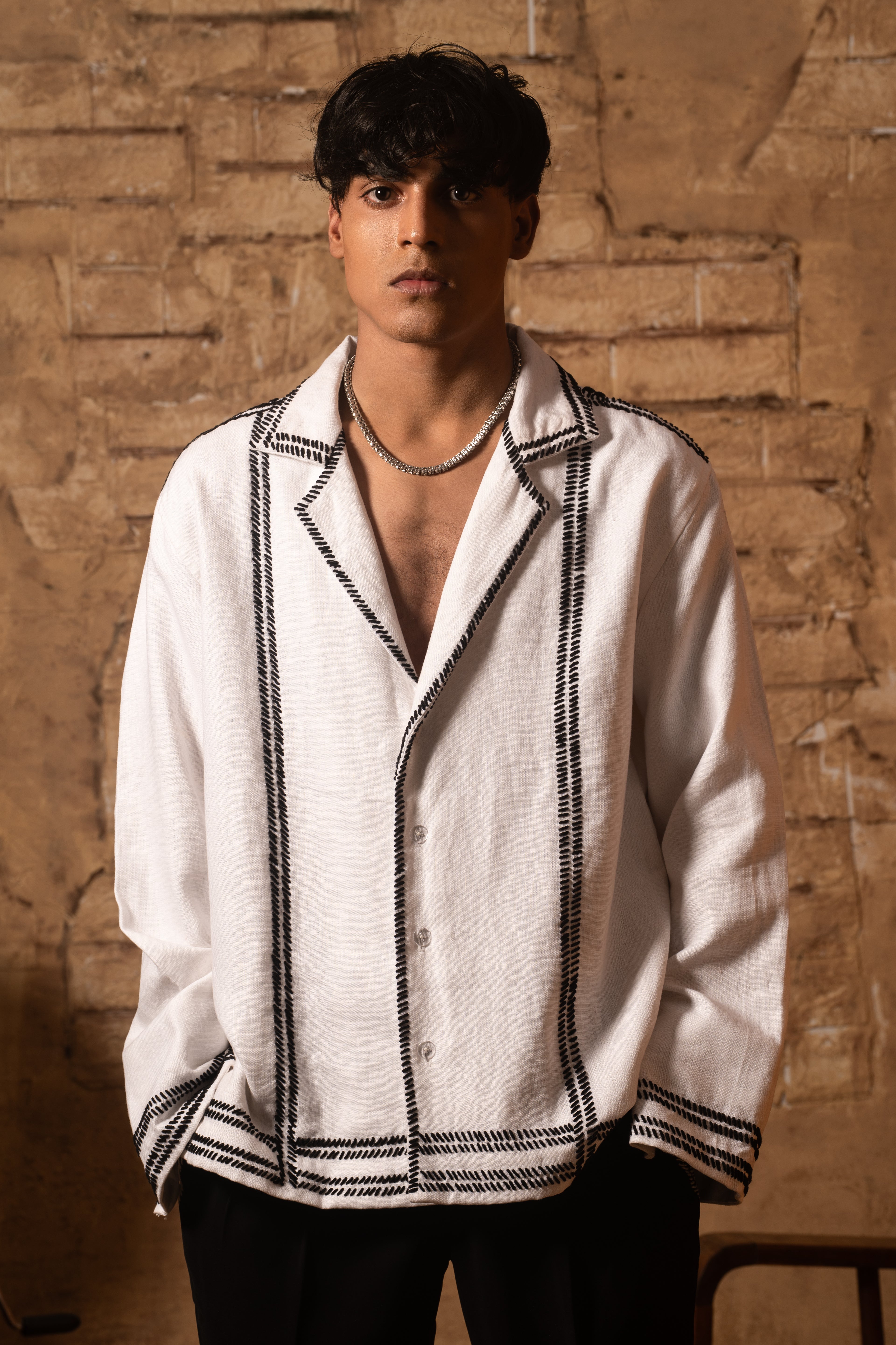 SS26 - Black Leather Ball - Full Sleeves