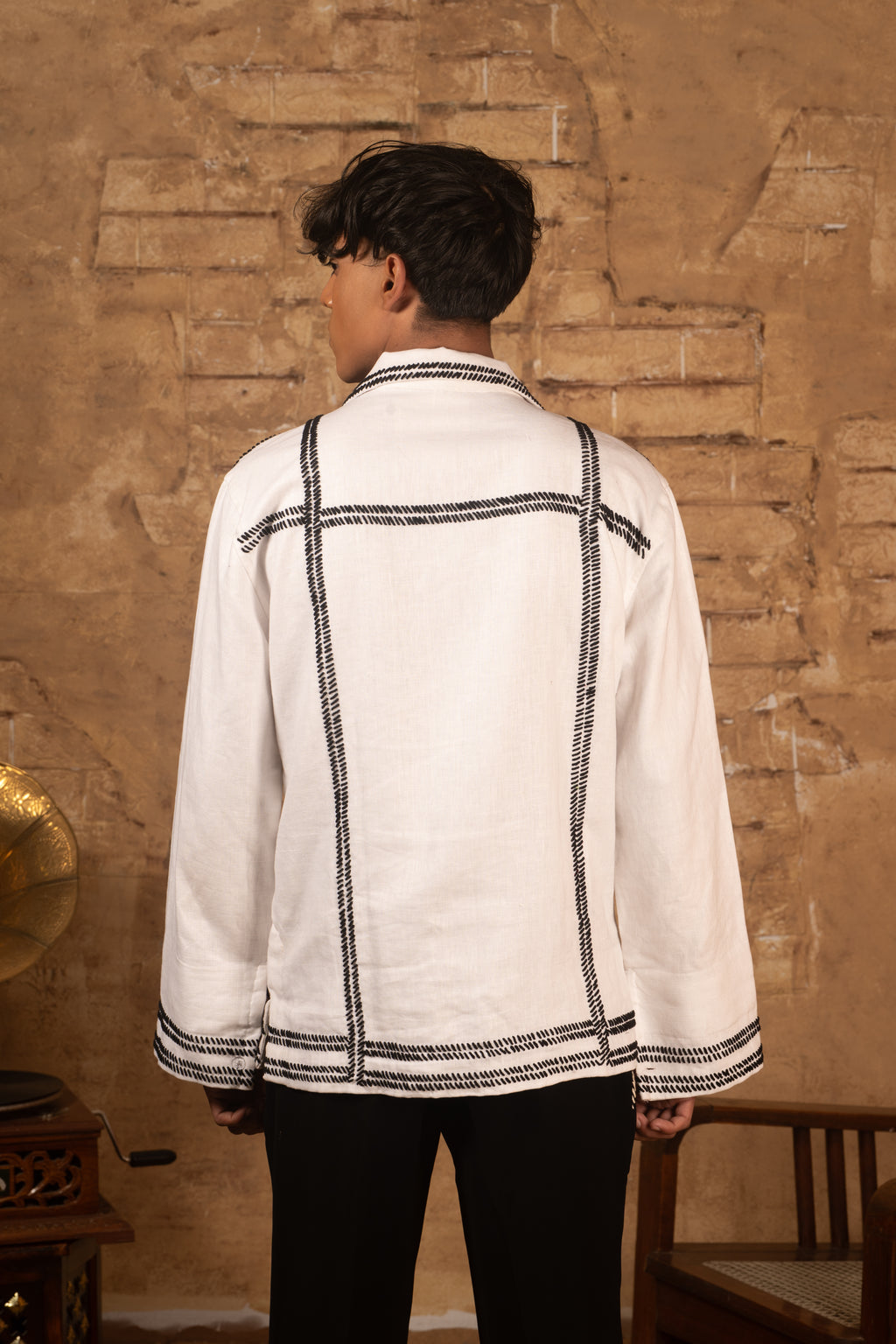 SS26 - Black Leather Ball - Full Sleeves