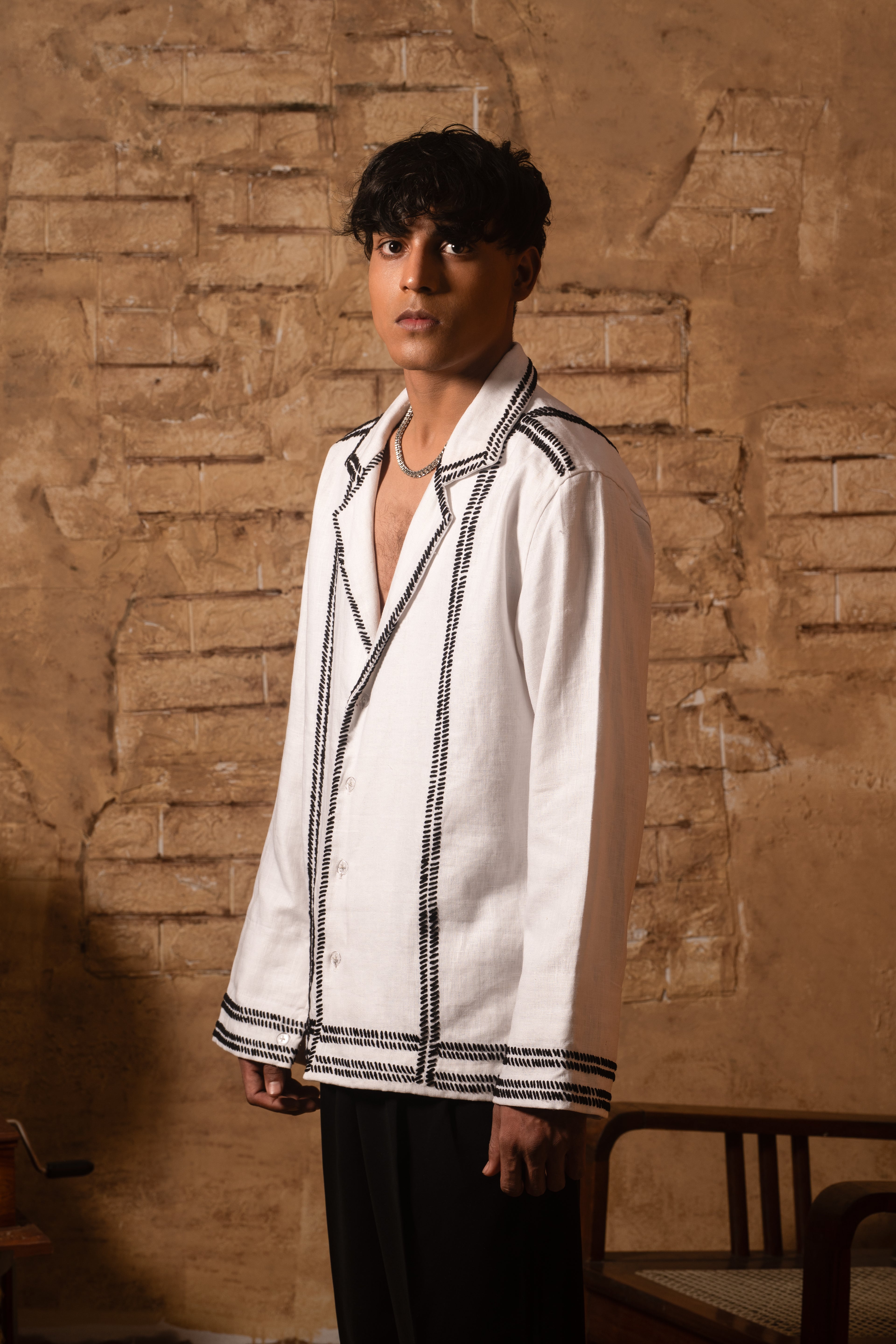 SS26 - Black Leather Ball - Full Sleeves